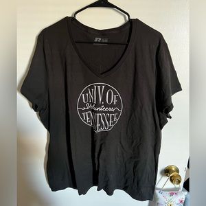 University of TN Black Tee